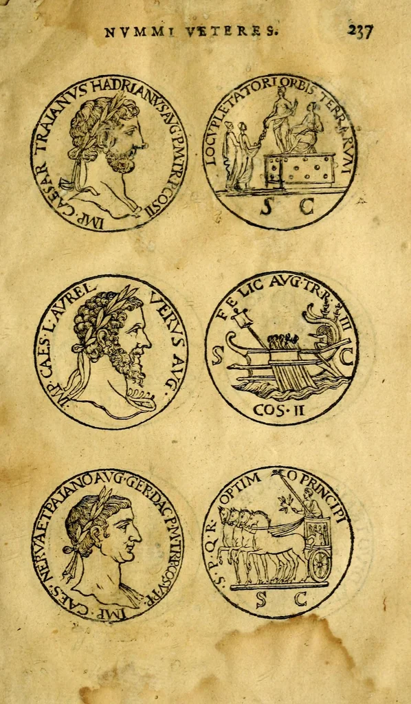 An illustration from Emblemata : cum aliquot nummis antiqui operis, 1564, leaf 241