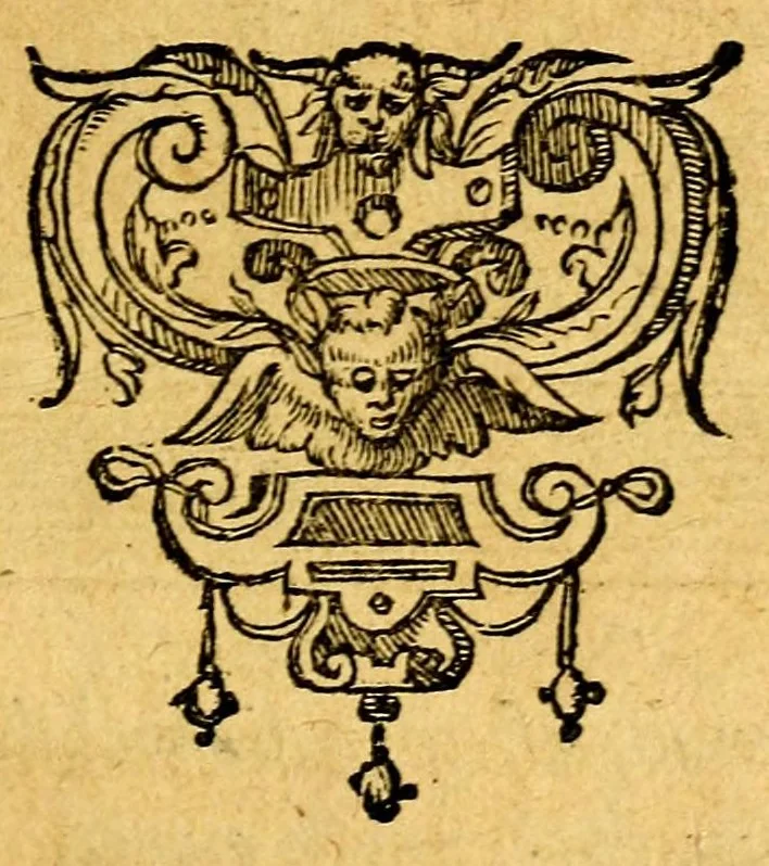 An illustration from Emblemata : cum aliquot nummis antiqui operis, 1564, leaf 77