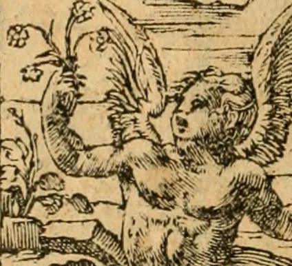 An illustration from Emblemata d'A. Alciati : denuo ab ipso autore recognita ac, quae desiderabantur, imaginibus locupletata : accesserunt noua aliquot ab autore emblemata, suis quoque eiconibus insignita, 1550, leaf 119
