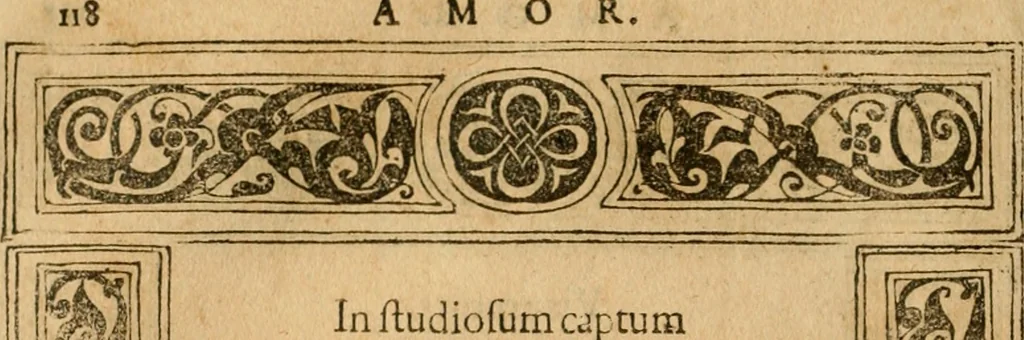 An illustration from Emblemata d'A. Alciati : denuo ab ipso autore recognita ac, quae desiderabantur, imaginibus locupletata : accesserunt noua aliquot ab autore emblemata, suis quoque eiconibus insignita, 1550, leaf 121