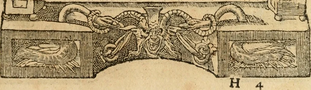 An illustration from Emblemata d'A. Alciati : denuo ab ipso autore recognita ac, quae desiderabantur, imaginibus locupletata : accesserunt noua aliquot ab autore emblemata, suis quoque eiconibus insignita, 1550, leaf 122