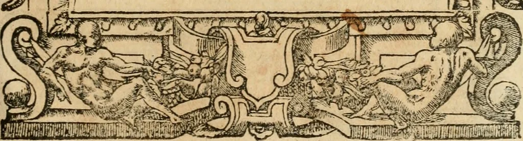 An illustration from Emblemata d'A. Alciati : denuo ab ipso autore recognita ac, quae desiderabantur, imaginibus locupletata : accesserunt noua aliquot ab autore emblemata, suis quoque eiconibus insignita, 1550, leaf 124
