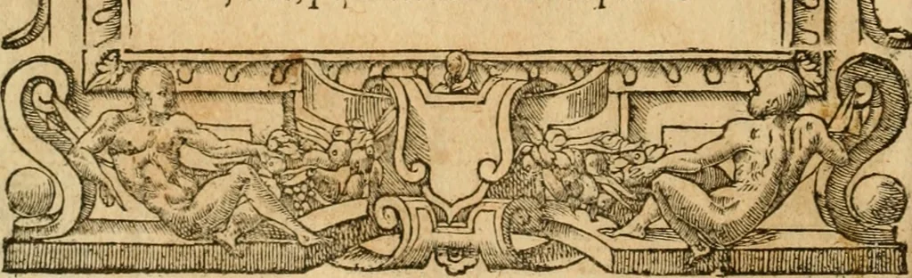 An illustration from Emblemata d'A. Alciati : denuo ab ipso autore recognita ac, quae desiderabantur, imaginibus locupletata : accesserunt noua aliquot ab autore emblemata, suis quoque eiconibus insignita, 1550, leaf 125