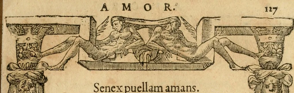 An illustration from Emblemata d'A. Alciati : denuo ab ipso autore recognita ac, quae desiderabantur, imaginibus locupletata : accesserunt noua aliquot ab autore emblemata, suis quoque eiconibus insignita, 1550, leaf 130
