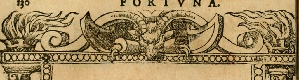 An illustration from Emblemata d'A. Alciati : denuo ab ipso autore recognita ac, quae desiderabantur, imaginibus locupletata : accesserunt noua aliquot ab autore emblemata, suis quoque eiconibus insignita, 1550, leaf 133