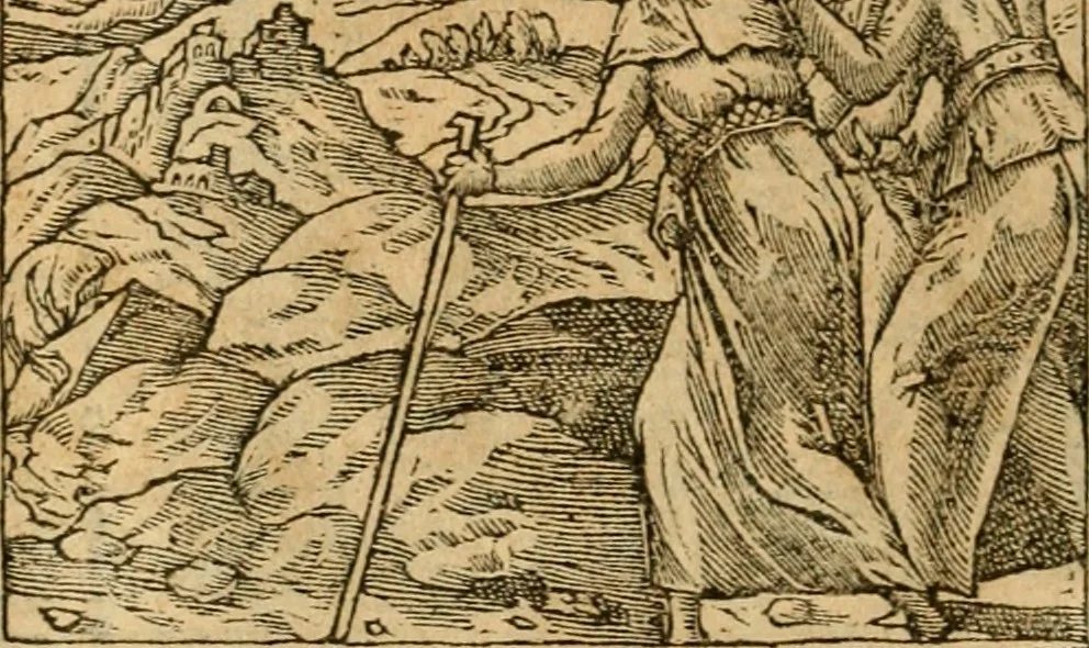 An illustration from Emblemata d'A. Alciati : denuo ab ipso autore recognita ac, quae desiderabantur, imaginibus locupletata : accesserunt noua aliquot ab autore emblemata, suis quoque eiconibus insignita, 1550, leaf 145