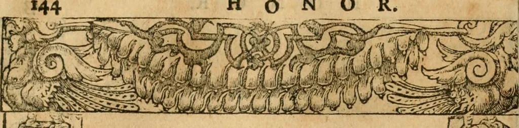 An illustration from Emblemata d'A. Alciati : denuo ab ipso autore recognita ac, quae desiderabantur, imaginibus locupletata : accesserunt noua aliquot ab autore emblemata, suis quoque eiconibus insignita, 1550, leaf 147