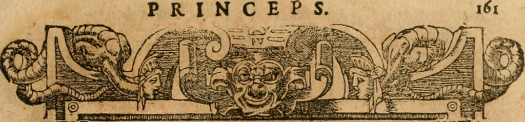 An illustration from Emblemata d'A. Alciati : denuo ab ipso autore recognita ac, quae desiderabantur, imaginibus locupletata : accesserunt noua aliquot ab autore emblemata, suis quoque eiconibus insignita, 1550, leaf 164