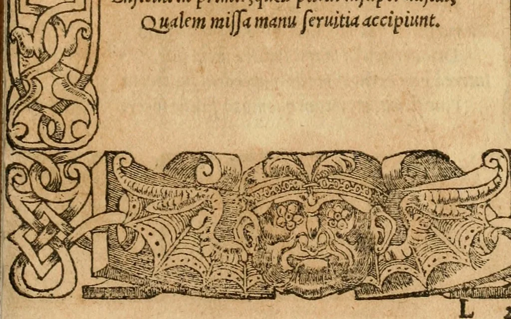 An illustration from Emblemata d'A. Alciati : denuo ab ipso autore recognita ac, quae desiderabantur, imaginibus locupletata : accesserunt noua aliquot ab autore emblemata, suis quoque eiconibus insignita, 1550, leaf 166