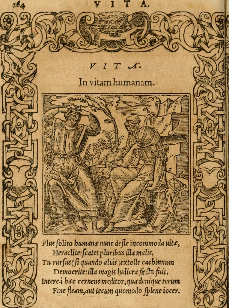 An illustration from Emblemata d'A. Alciati : denuo ab ipso autore recognita ac, quae desiderabantur, imaginibus locupletata : accesserunt noua aliquot ab autore emblemata, suis quoque eiconibus insignita, 1550, leaf 167