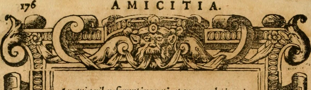 An illustration from Emblemata d'A. Alciati : denuo ab ipso autore recognita ac, quae desiderabantur, imaginibus locupletata : accesserunt noua aliquot ab autore emblemata, suis quoque eiconibus insignita, 1550, leaf 179
