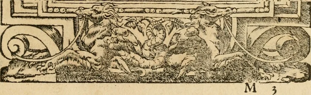 An illustration from Emblemata d'A. Alciati : denuo ab ipso autore recognita ac, quae desiderabantur, imaginibus locupletata : accesserunt noua aliquot ab autore emblemata, suis quoque eiconibus insignita, 1550, leaf 186