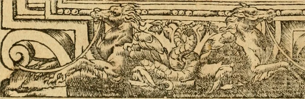 An illustration from Emblemata d'A. Alciati : denuo ab ipso autore recognita ac, quae desiderabantur, imaginibus locupletata : accesserunt noua aliquot ab autore emblemata, suis quoque eiconibus insignita, 1550, leaf 187