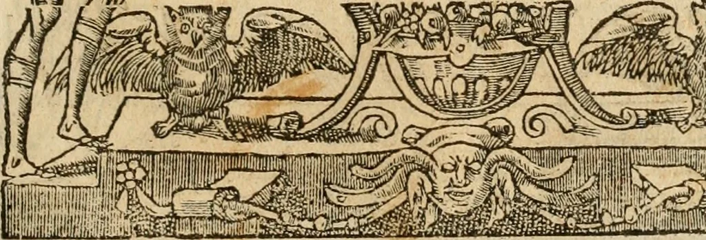 An illustration from Emblemata d'A. Alciati : denuo ab ipso autore recognita ac, quae desiderabantur, imaginibus locupletata : accesserunt noua aliquot ab autore emblemata, suis quoque eiconibus insignita, 1550, leaf 192