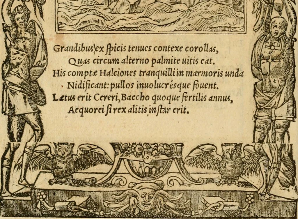 An illustration from Emblemata d'A. Alciati : denuo ab ipso autore recognita ac, quae desiderabantur, imaginibus locupletata : accesserunt noua aliquot ab autore emblemata, suis quoque eiconibus insignita, 1550, leaf 193