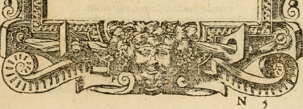 An illustration from Emblemata d'A. Alciati : denuo ab ipso autore recognita ac, quae desiderabantur, imaginibus locupletata : accesserunt noua aliquot ab autore emblemata, suis quoque eiconibus insignita, 1550, leaf 204