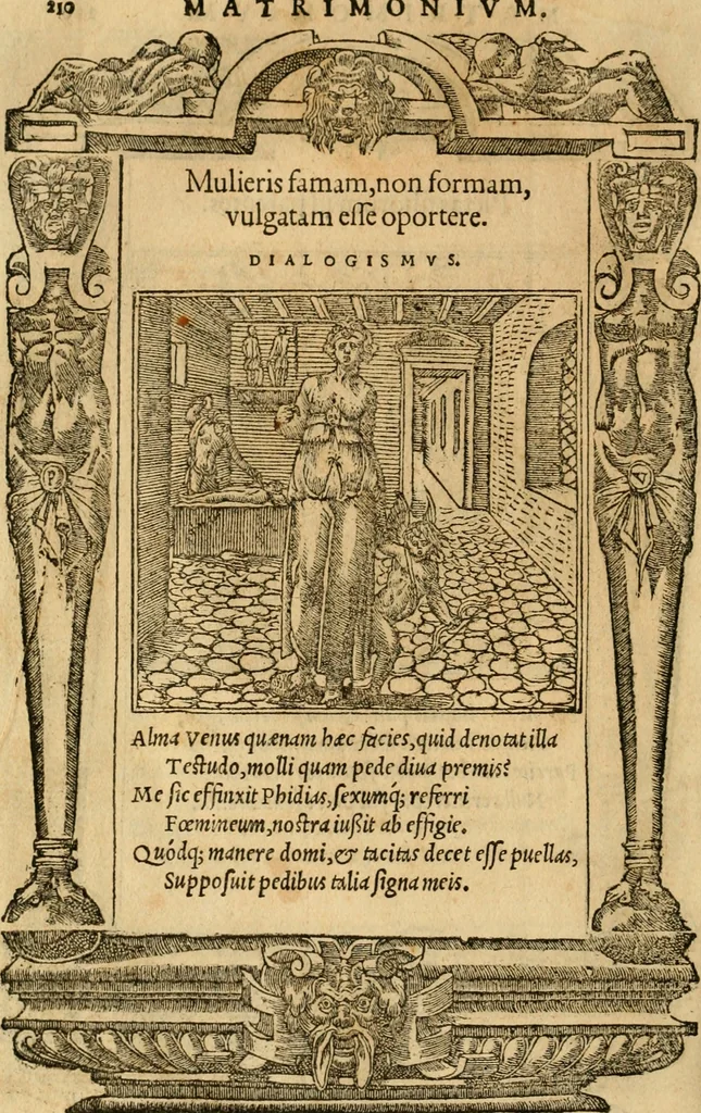 An illustration from Emblemata d'A. Alciati : denuo ab ipso autore recognita ac, quae desiderabantur, imaginibus locupletata : accesserunt noua aliquot ab autore emblemata, suis quoque eiconibus insignita, 1550, leaf 213