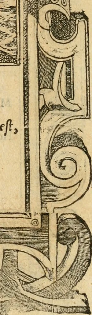 An illustration from Emblemata d'A. Alciati : denuo ab ipso autore recognita ac, quae desiderabantur, imaginibus locupletata : accesserunt noua aliquot ab autore emblemata, suis quoque eiconibus insignita, 1550, leaf 28