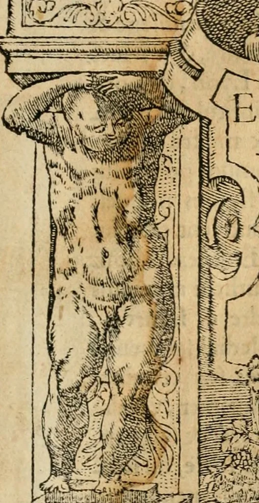 An illustration from Emblemata d'A. Alciati : denuo ab ipso autore recognita ac, quae desiderabantur, imaginibus locupletata : accesserunt noua aliquot ab autore emblemata, suis quoque eiconibus insignita, 1550, leaf 4