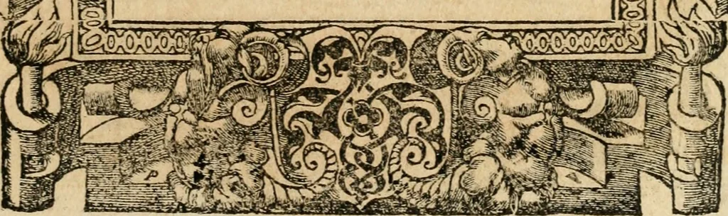 An illustration from Emblemata d'A. Alciati : denuo ab ipso autore recognita ac, quae desiderabantur, imaginibus locupletata : accesserunt noua aliquot ab autore emblemata, suis quoque eiconibus insignita, 1550, leaf 46