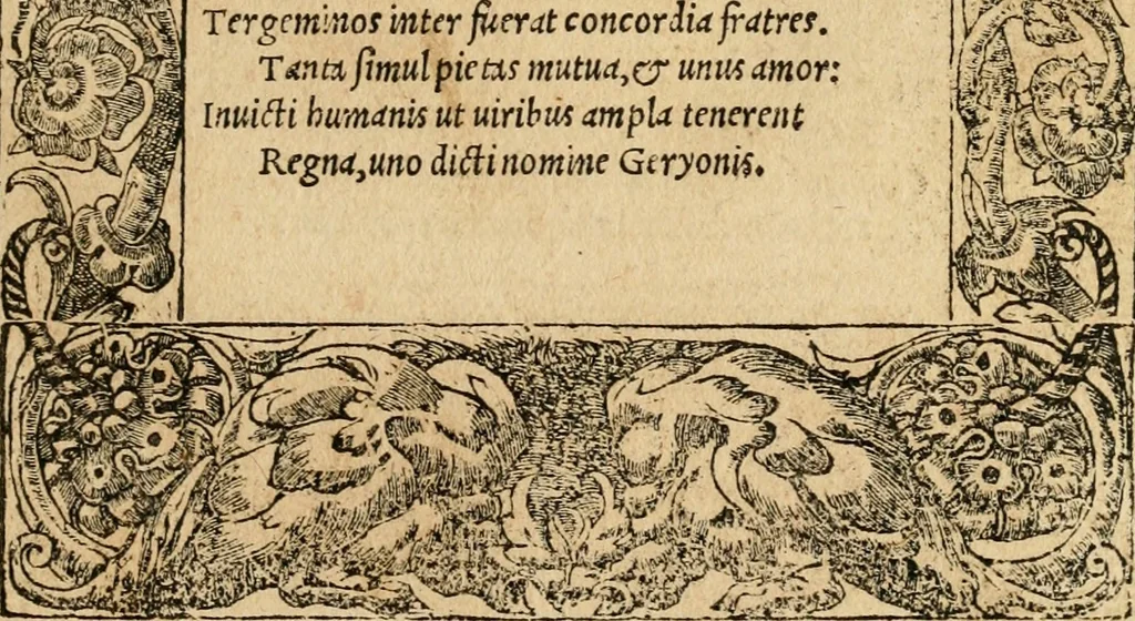 An illustration from Emblemata d'A. Alciati : denuo ab ipso autore recognita ac, quae desiderabantur, imaginibus locupletata : accesserunt noua aliquot ab autore emblemata, suis quoque eiconibus insignita, 1550, leaf 50