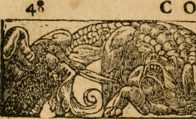 An illustration from Emblemata d'A. Alciati : denuo ab ipso autore recognita ac, quae desiderabantur, imaginibus locupletata : accesserunt noua aliquot ab autore emblemata, suis quoque eiconibus insignita, 1550, leaf 51