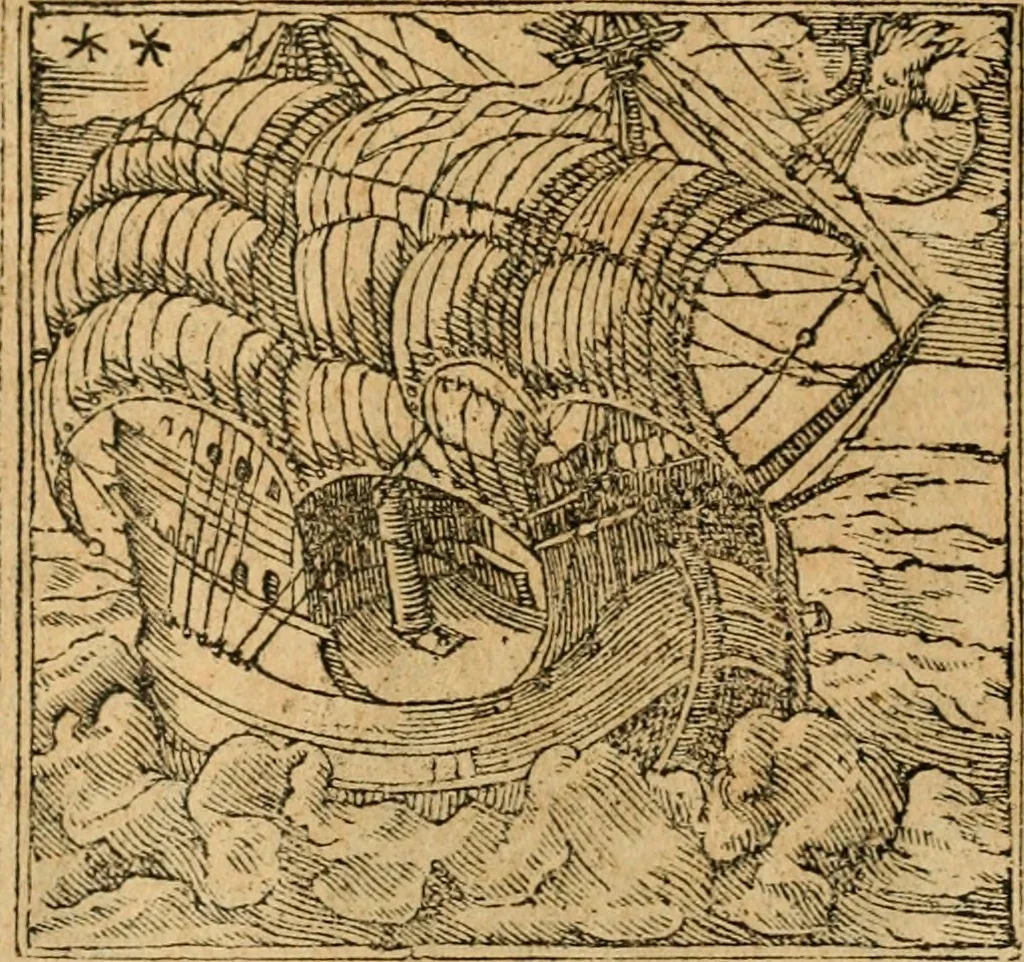An illustration from Emblemata d'A. Alciati : denuo ab ipso autore recognita ac, quae desiderabantur, imaginibus locupletata : accesserunt noua aliquot ab autore emblemata, suis quoque eiconibus insignita, 1550, leaf 53