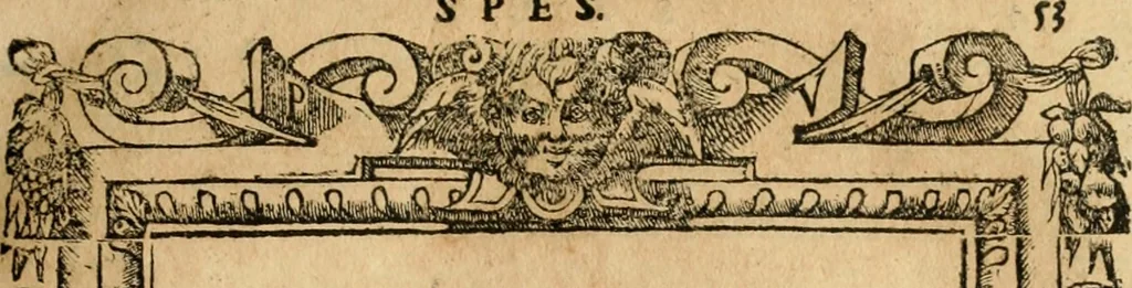 An illustration from Emblemata d'A. Alciati : denuo ab ipso autore recognita ac, quae desiderabantur, imaginibus locupletata : accesserunt noua aliquot ab autore emblemata, suis quoque eiconibus insignita, 1550, leaf 56