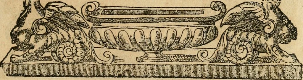 An illustration from Emblemata d'A. Alciati : denuo ab ipso autore recognita ac, quae desiderabantur, imaginibus locupletata : accesserunt noua aliquot ab autore emblemata, suis quoque eiconibus insignita, 1550, leaf 64