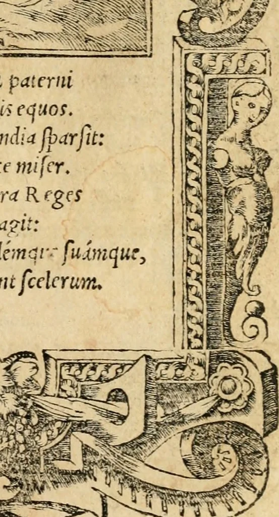 An illustration from Emblemata d'A. Alciati : denuo ab ipso autore recognita ac, quae desiderabantur, imaginibus locupletata : accesserunt noua aliquot ab autore emblemata, suis quoque eiconibus insignita, 1550, leaf 68