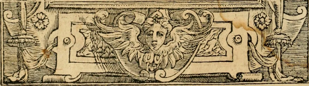 An illustration from Emblemata d'A. Alciati : denuo ab ipso autore recognita ac, quae desiderabantur, imaginibus locupletata : accesserunt noua aliquot ab autore emblemata, suis quoque eiconibus insignita, 1550, leaf 7
