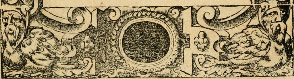 An illustration from Emblemata d'A. Alciati : denuo ab ipso autore recognita ac, quae desiderabantur, imaginibus locupletata : accesserunt noua aliquot ab autore emblemata, suis quoque eiconibus insignita, 1550, leaf 75