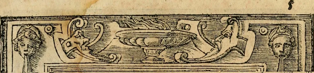 An illustration from Emblemata d'A. Alciati : denuo ab ipso autore recognita ac, quae desiderabantur, imaginibus locupletata : accesserunt noua aliquot ab autore emblemata, suis quoque eiconibus insignita, 1550, leaf 8