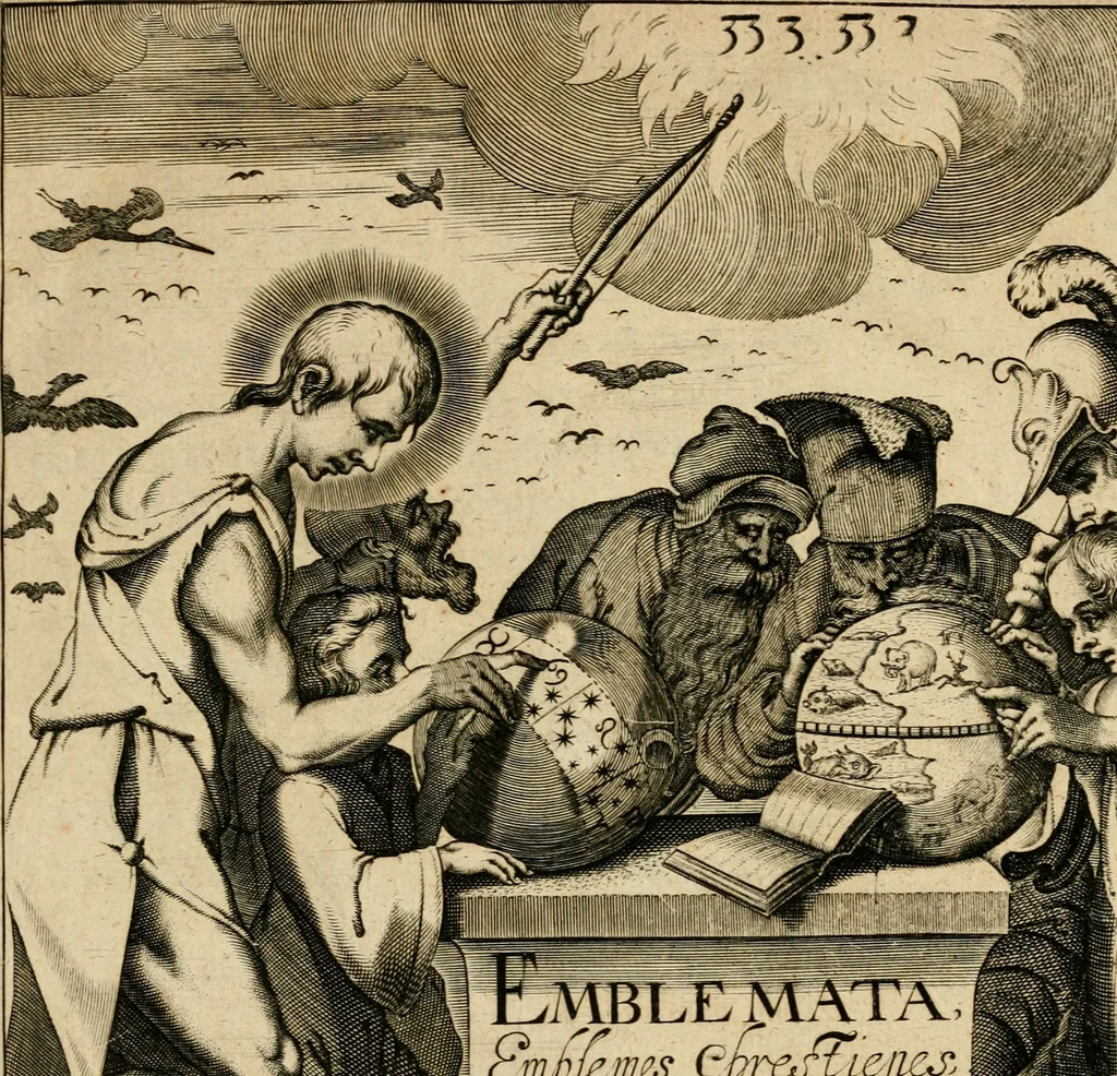 An illustration from Emblemata : emblemes chrestienes et morales : sinne-beelden, streckende tot christelicke bedenckinghe ende leere der zedicheyt, 1625, leaf 10