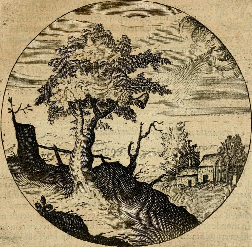 An illustration from Emblemata : emblemes chrestienes et morales : sinne-beelden, streckende tot christelicke bedenckinghe ende leere der zedicheyt, 1625, leaf 214