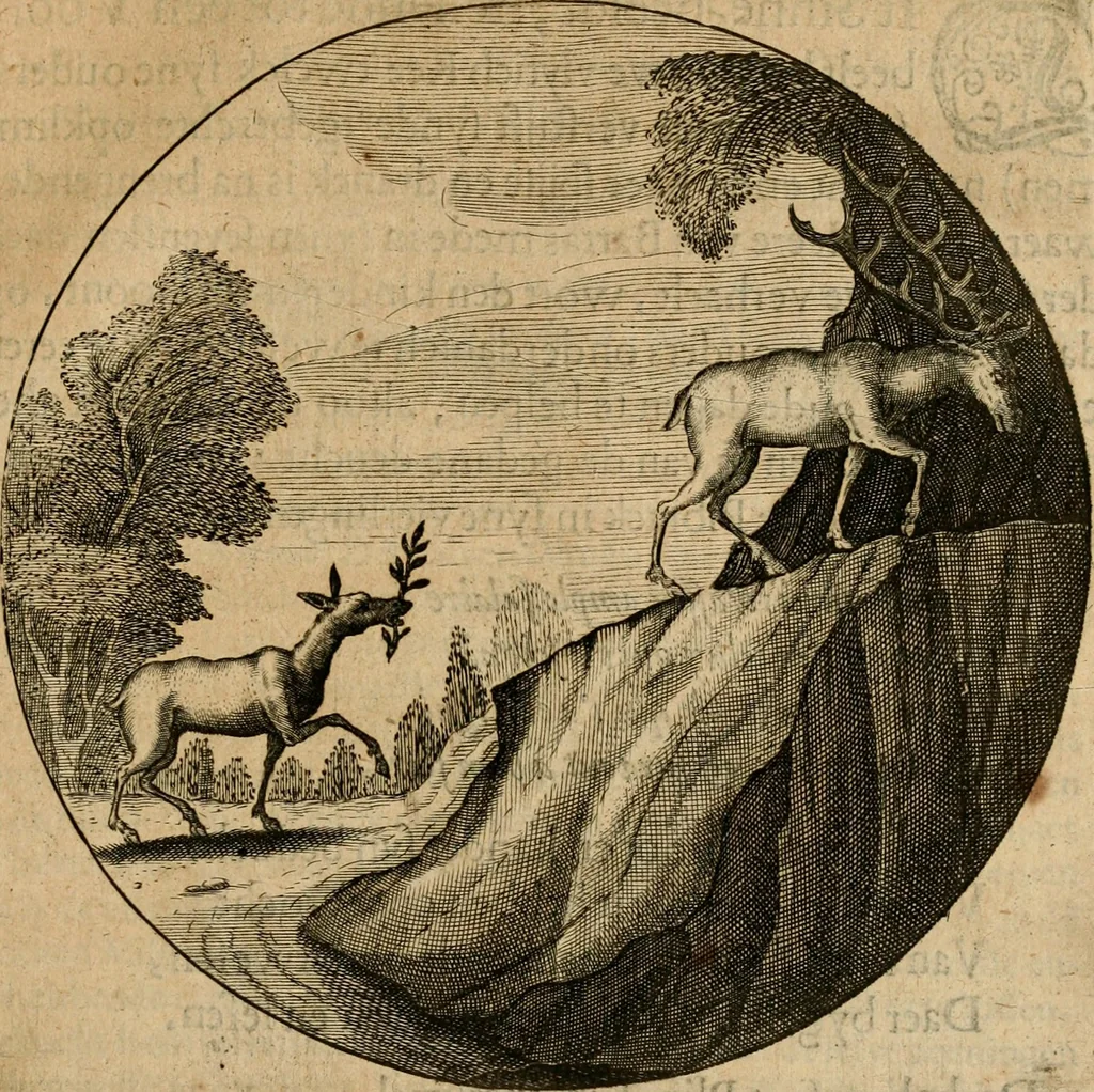 An illustration from Emblemata : emblemes chrestienes et morales : sinne-beelden, streckende tot christelicke bedenckinghe ende leere der zedicheyt, 1625, leaf 230