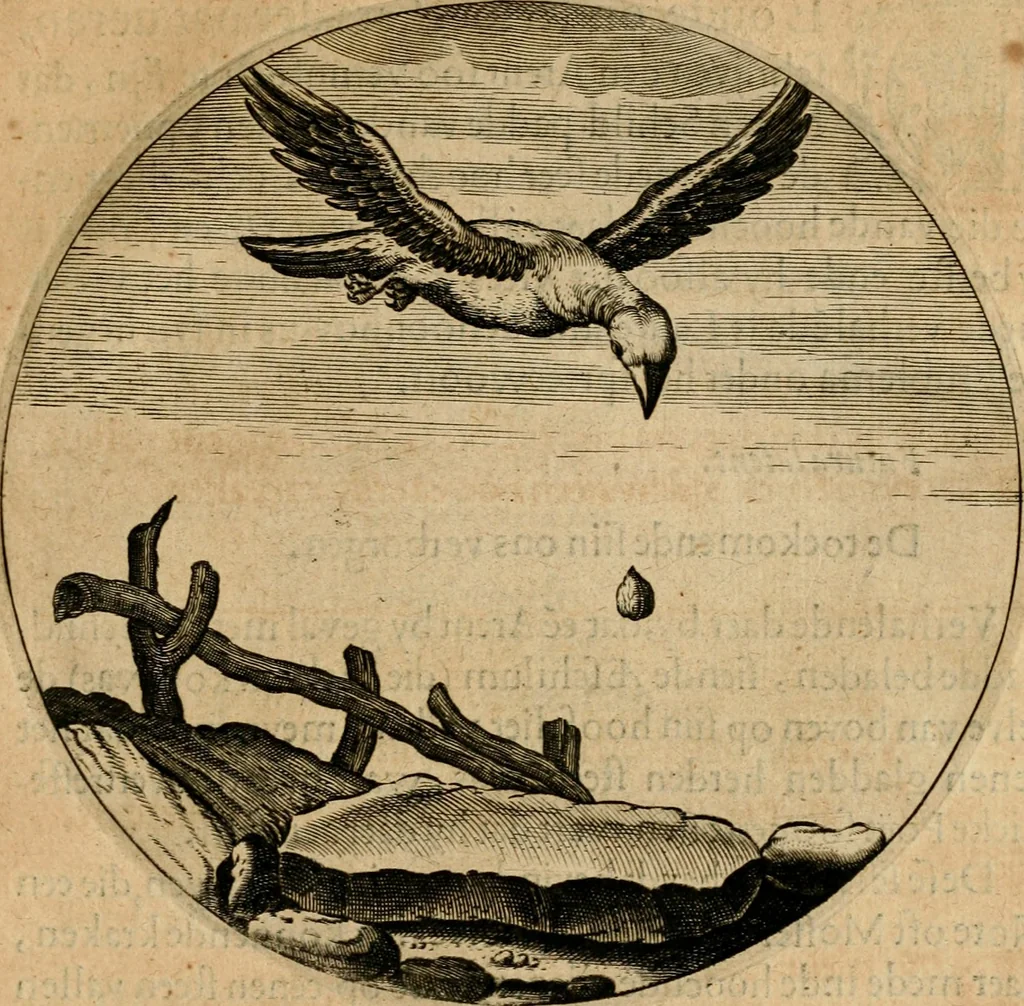 An illustration from Emblemata : emblemes chrestienes et morales : sinne-beelden, streckende tot christelicke bedenckinghe ende leere der zedicheyt, 1625, leaf 238