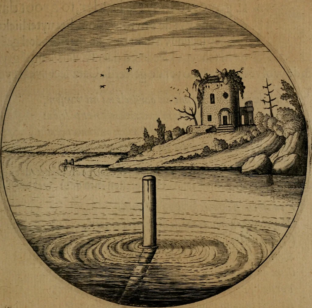 An illustration from Emblemata, Emblemes chrestienes, et morales. Sinne-beelden streckende tot Christelicke bedenckinghe ende leere der zedicheyt, 1625, leaf 152
