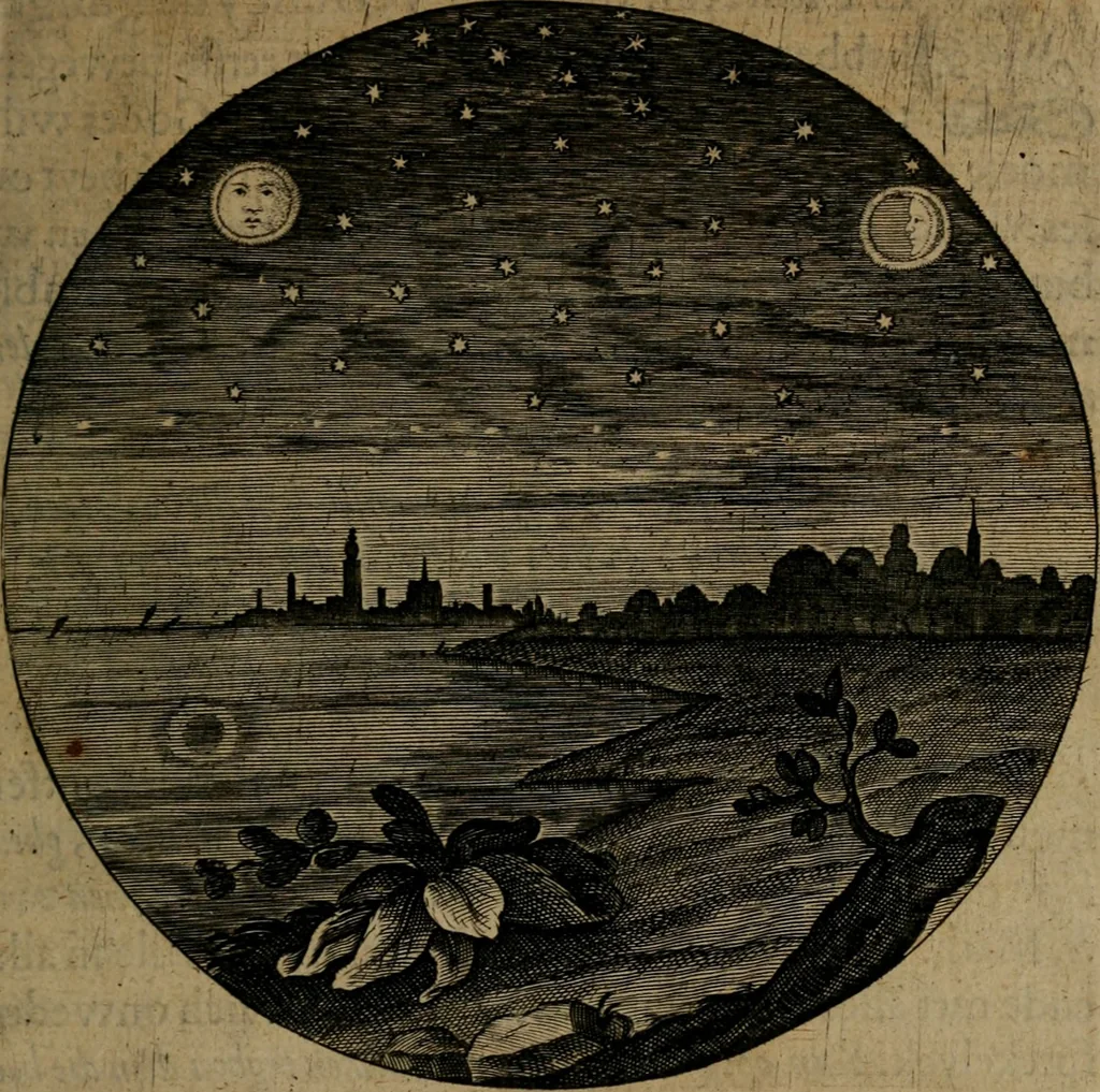 An illustration from Emblemata, Emblemes chrestienes, et morales. Sinne-beelden streckende tot Christelicke bedenckinghe ende leere der zedicheyt, 1625, leaf 48