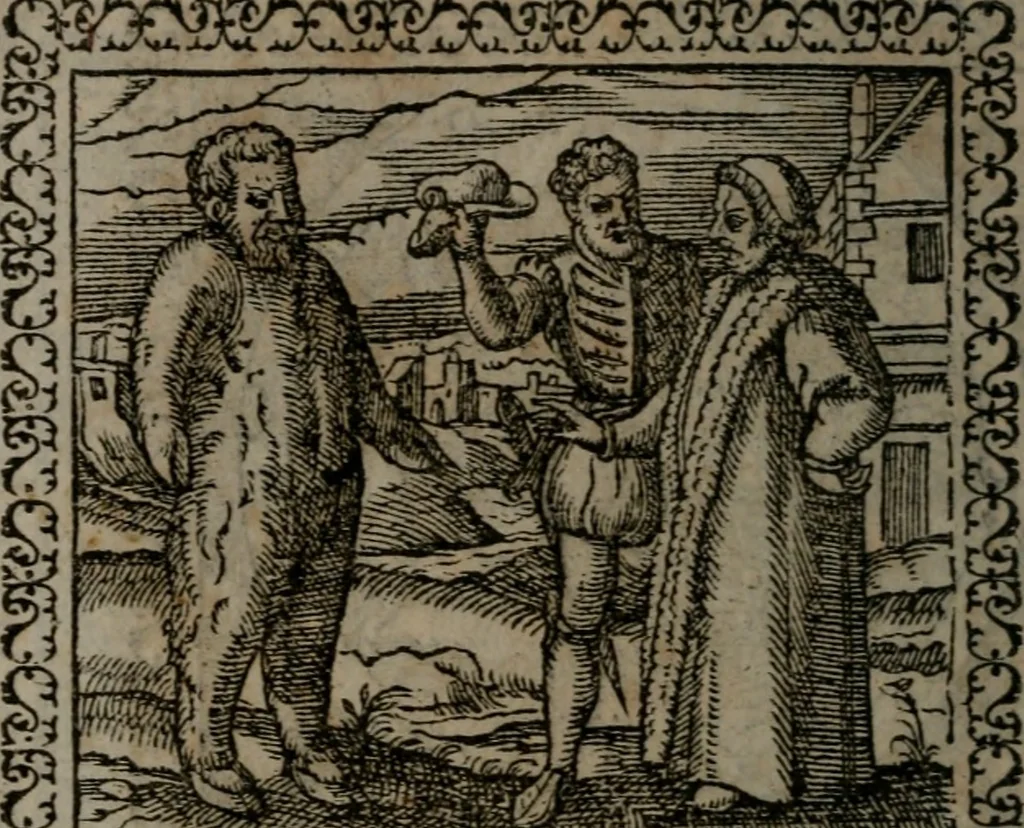An illustration from Emblemata : et aliquot nummi antiqui operis, 1566, leaf 107