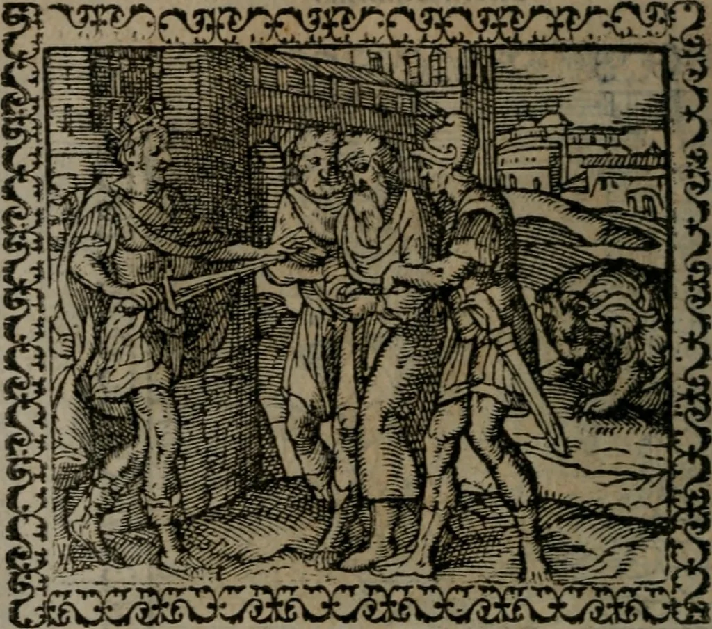 An illustration from Emblemata : et aliquot nummi antiqui operis, 1566, leaf 159