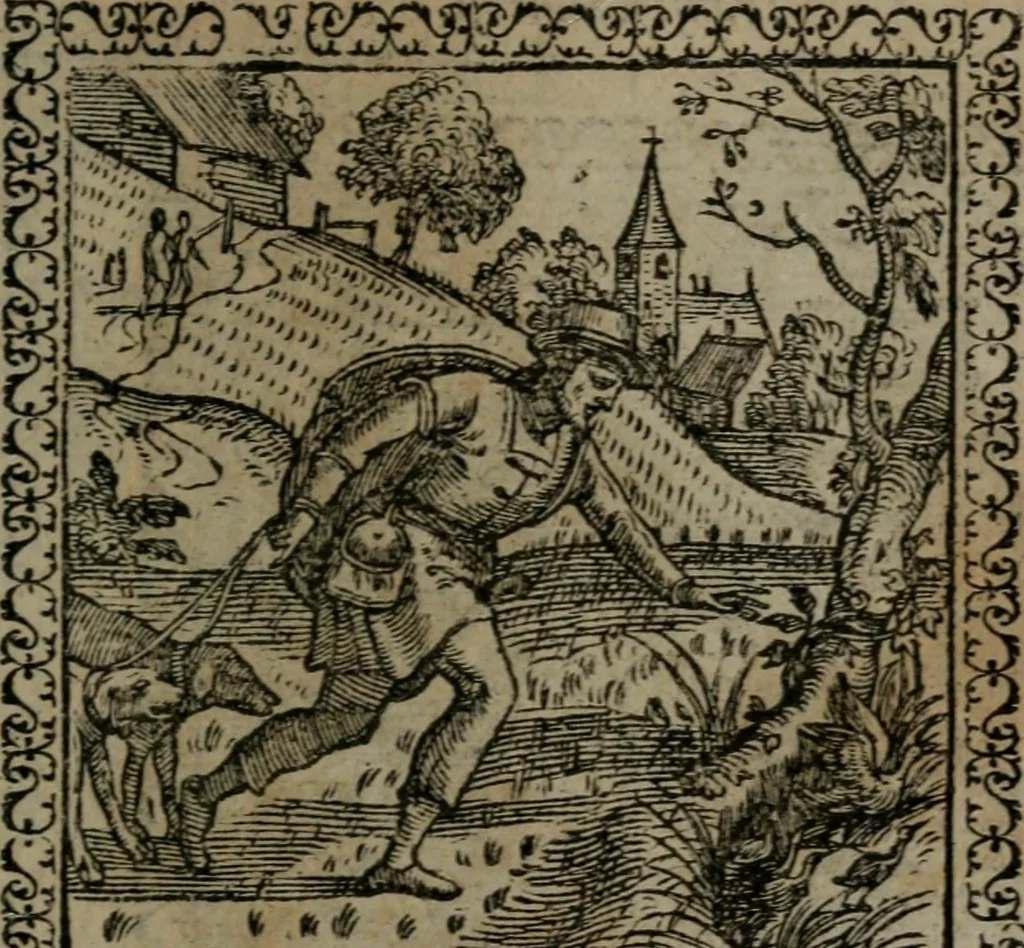 An illustration from Emblemata : et aliquot nummi antiqui operis, 1566, leaf 248