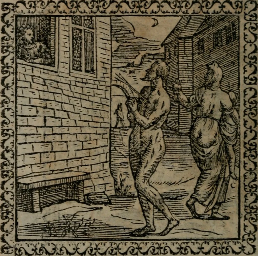 An illustration from Emblemata : et aliquot nummi antiqui operis, 1566, leaf 255