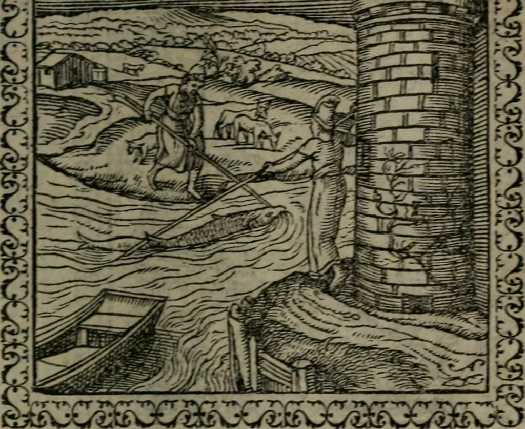An illustration from Emblemata : et aliquot nummi antiqui operis, 1566, leaf 62