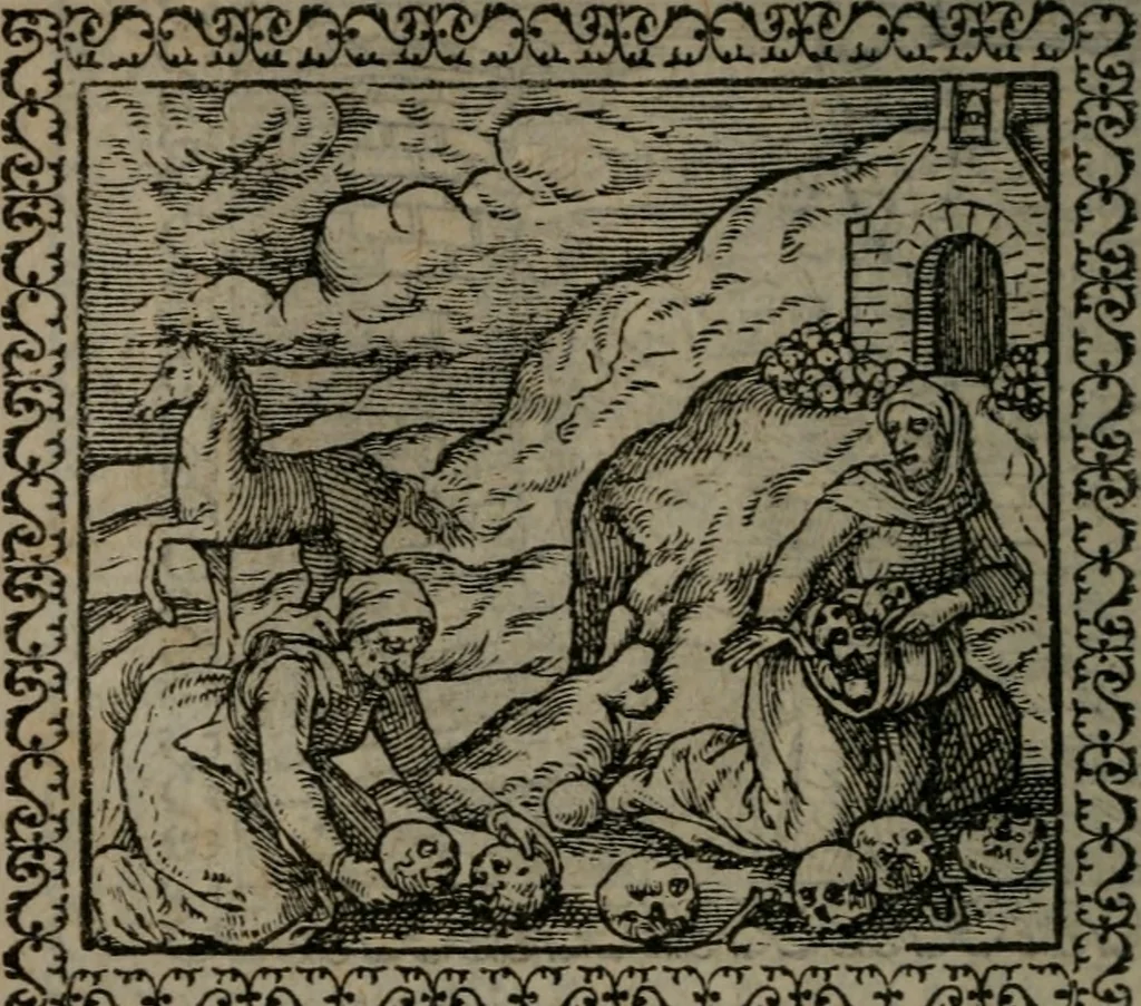An illustration from Emblemata : et aliquot nummi antiqui operis, 1566, leaf 63