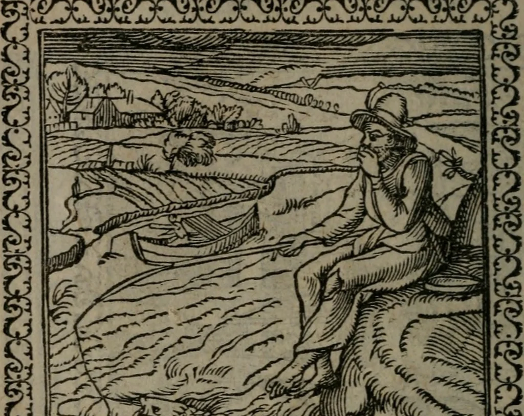 An illustration from Emblemata : et aliquot nummi antiqui operis, 1566, leaf 65