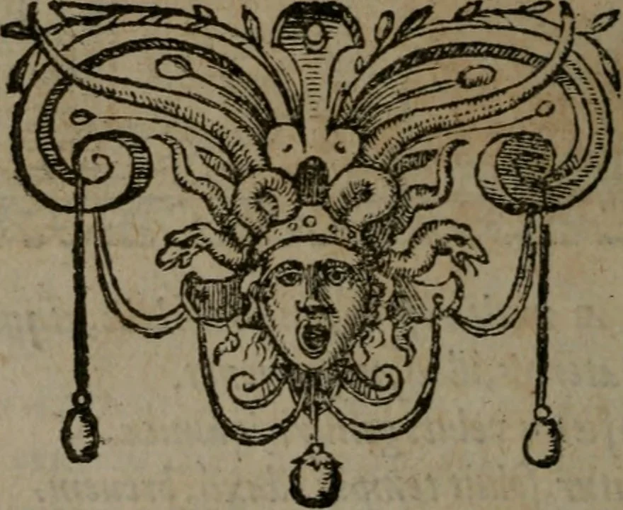 An illustration from Emblemata : et aliquot nummi antiqui operis, 1566, leaf 71