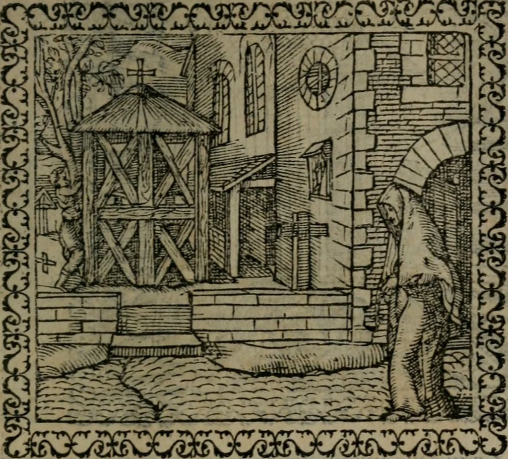 An illustration from Emblemata : et aliquot nummi antiqui operis, 1566, leaf 96