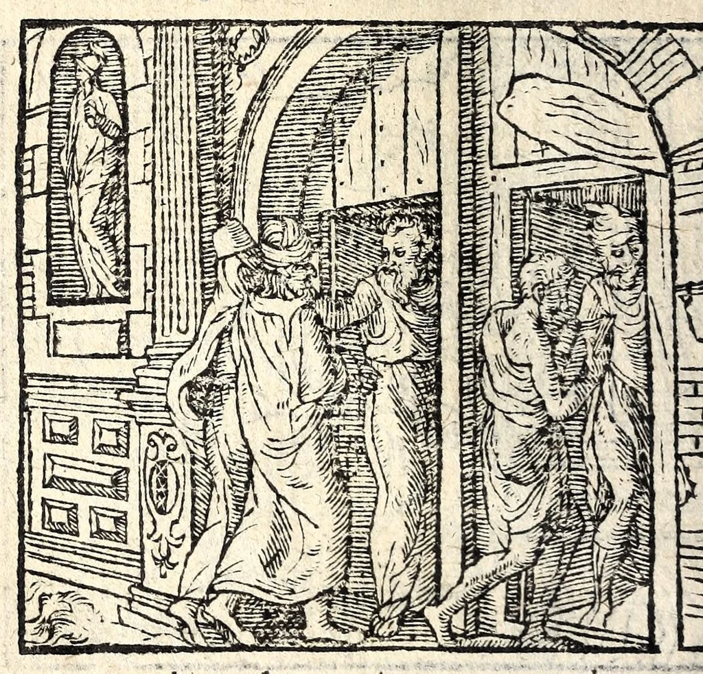 An illustration from Emblemata, et aliqvot nvmmi antiqvi operis, Ioan. Sambvci Tirnaviensis Pannonii, 1584, leaf 188