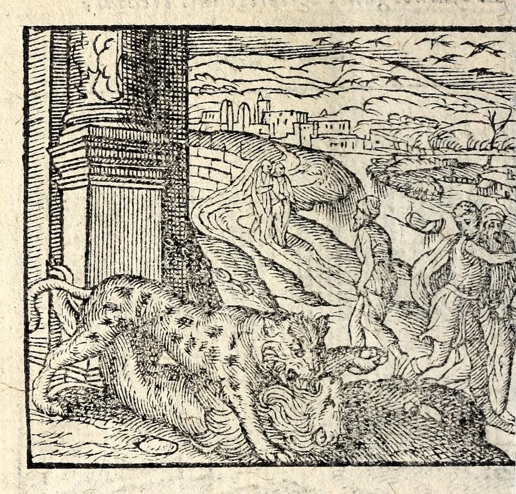 An illustration from Emblemata, et aliqvot nvmmi antiqvi operis, Ioan. Sambvci Tirnaviensis Pannonii, 1584, leaf 192